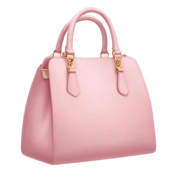light pink elegant bag sticker