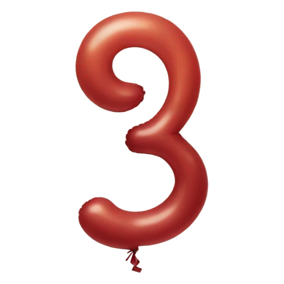 balloon with the number sixteen  sticker