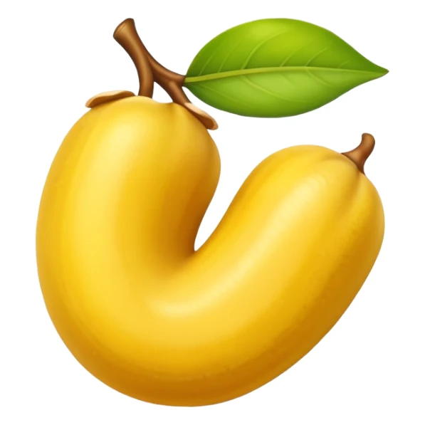 Quero emoji de um caju, fruta brasileira sticker