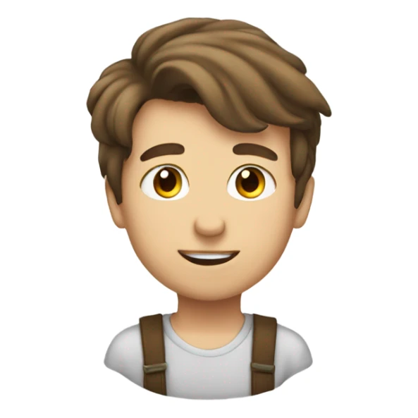 Gay kiss brown hair older white younger white sticker