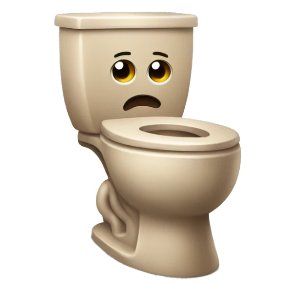 poop in toilet sticker