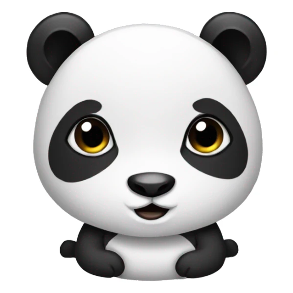 panda wearing skirt sticker