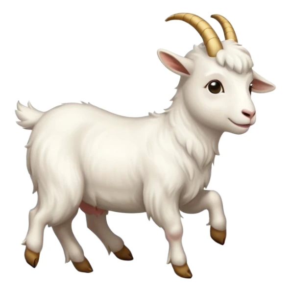 goat ascending to heaven sticker