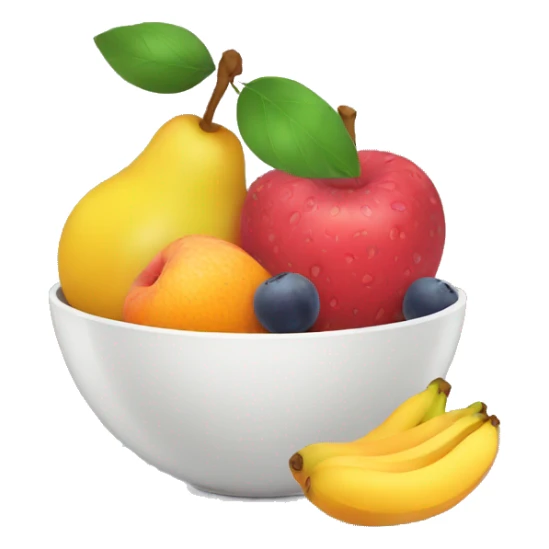 bowl of fruits sticker