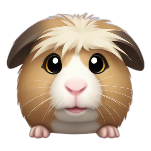 Emo guinea pig sticker