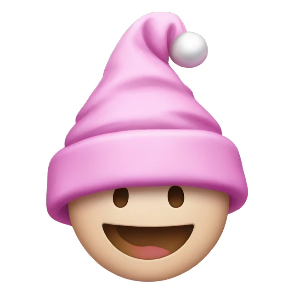 Pink Christmas sticker