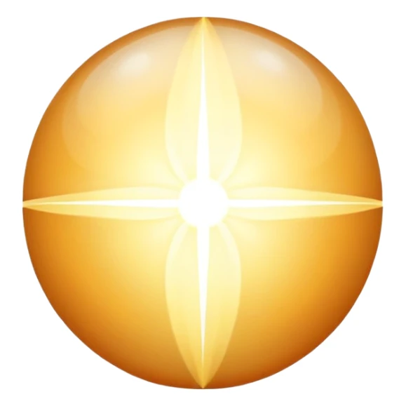 Floating energy orb containing subtle fabric or clothing element, masculine yet artistic style inspiration, soft radiating light sticker