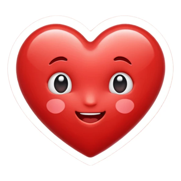 cute love flying emoji sticker