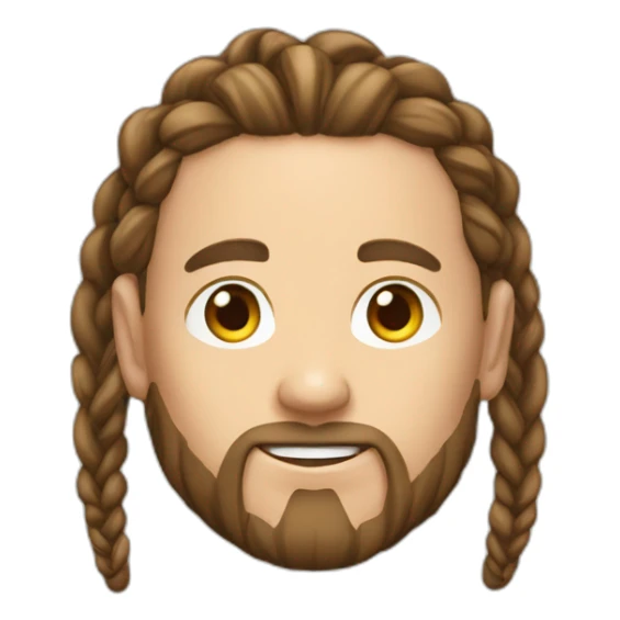 Kllevin Punter with braids basketball sticker