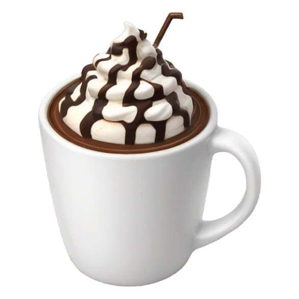 Hot chocolate sticker