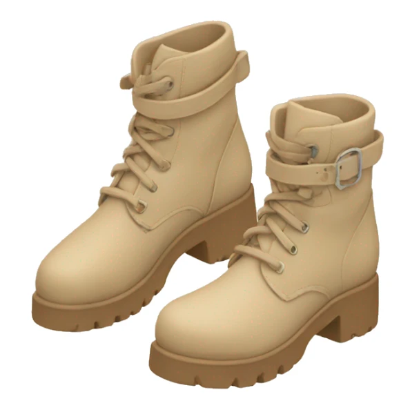 Feminine boots in beige for women  sticker