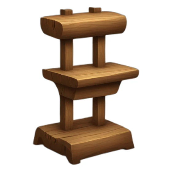wood stand sticker