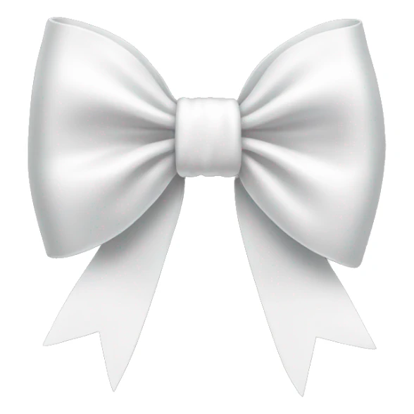 White bow and my  sticker