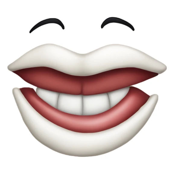 dry mouth and crusty lips sticker