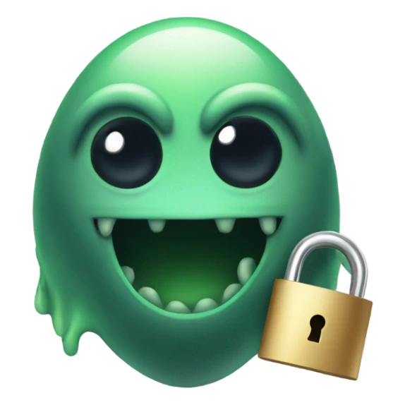 locked in alien emoji emoji sticker