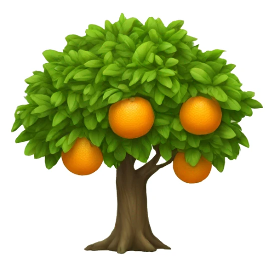 Arbol naranja sticker