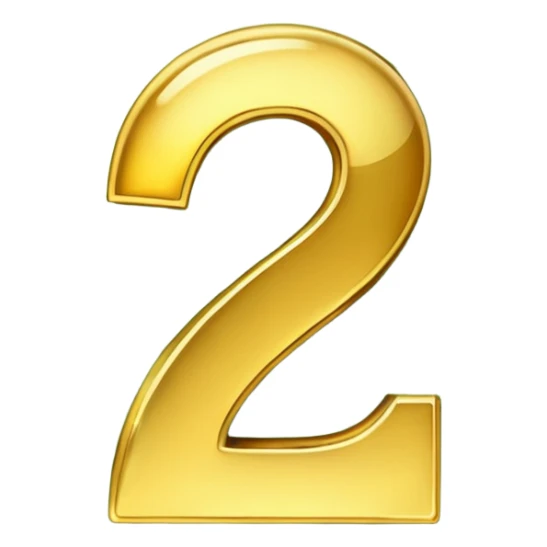 number four in golden and green shadows sticker