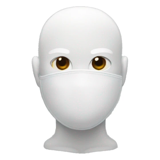 A white boxer With no face and with white short and gloves  sticker