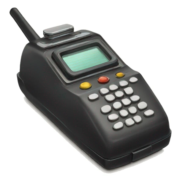 vintage Walkie talkie sticker