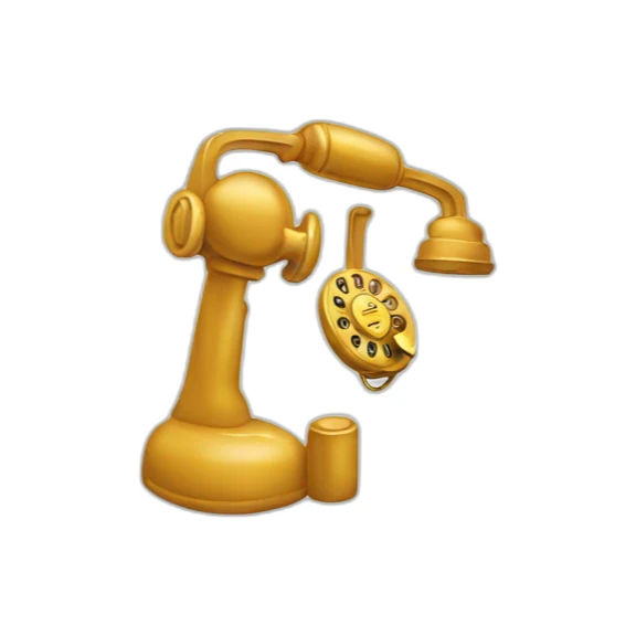 key of a telephone sticker