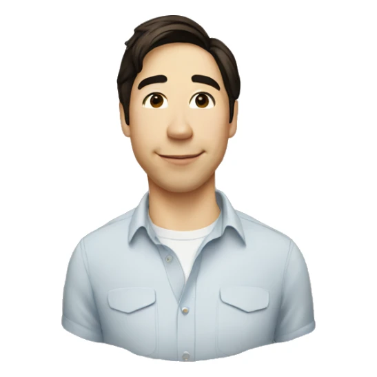 Justin Long wearing shirt sticker