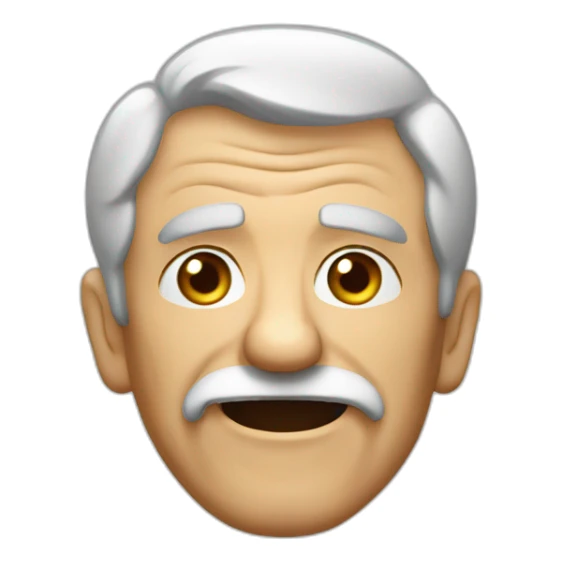 Crazy old man don't know english language sticker