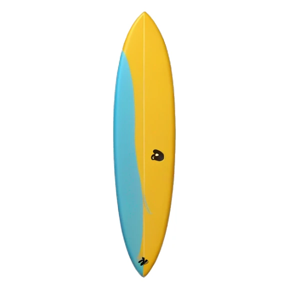 Deelfine una tabla de surf con gto encima sticker