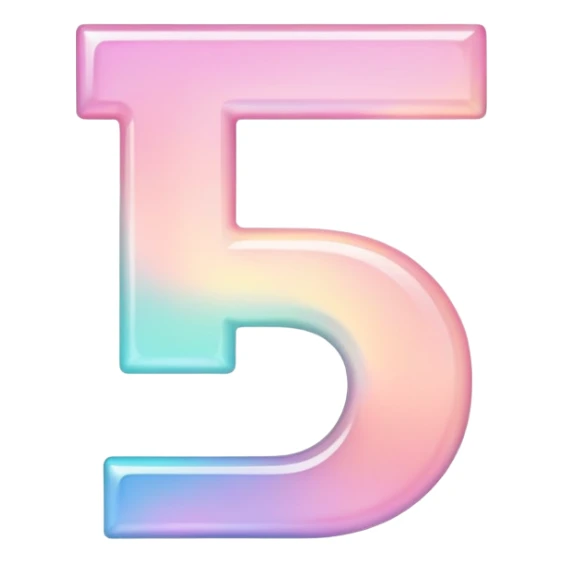 Iridescent pastel pink romantic formal elegant sophisticated cultured neat pretty beautiful nifty Font setting icon with letter I sticker