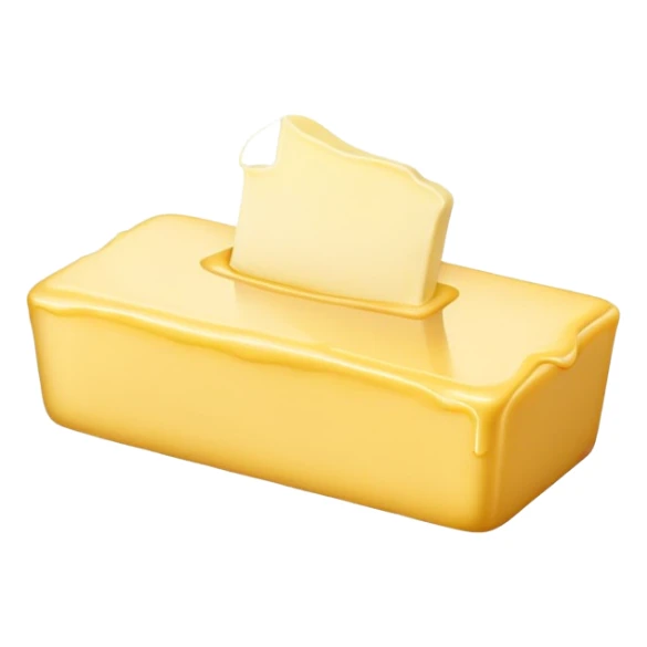 a stick of butter sticker
