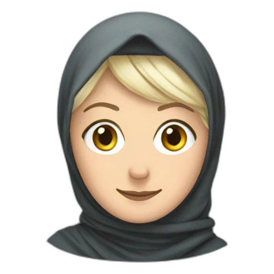 Marine le Pen en Hijab sticker
