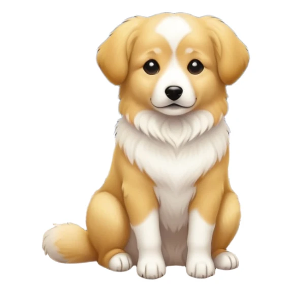 white house with golden dog sitting on porch sticker