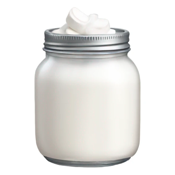 jar of marshmallow fluff sticker