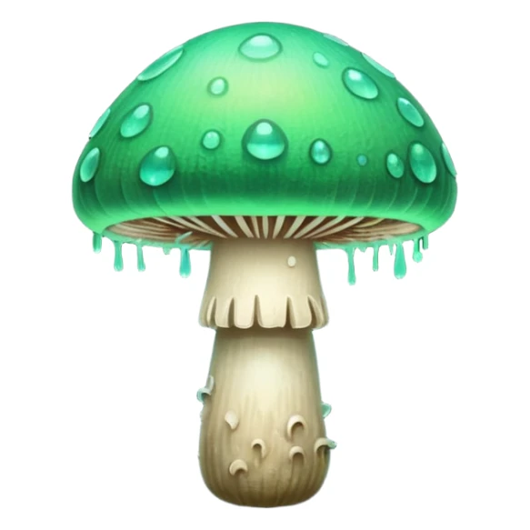 glowing mushroom sticker