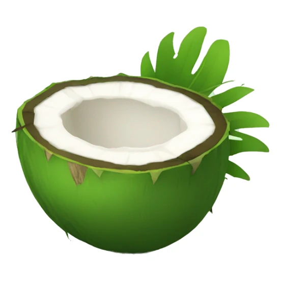 green coconut  sticker