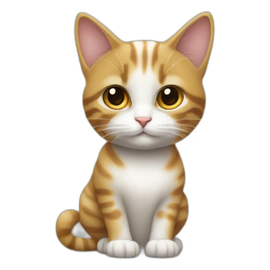 Un chat breton avec un panneau sans enfant sticker