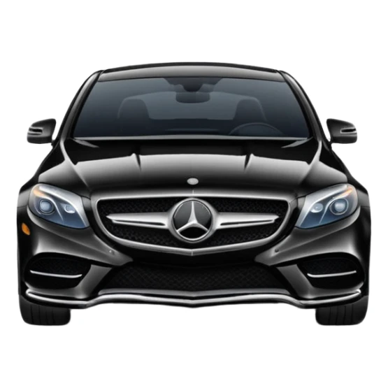 i want black mercedes sticker