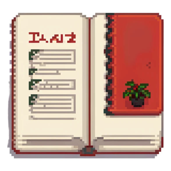 Book or guide icon with text "Гайды для новичков" in red and black pixel art sticker