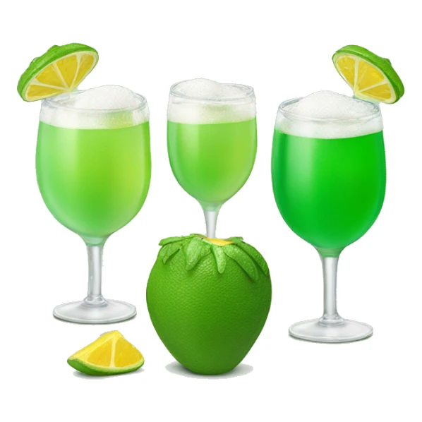 corazón verde con  tres margaritas sticker