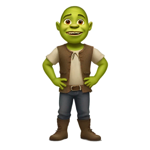 shrek kid sticker