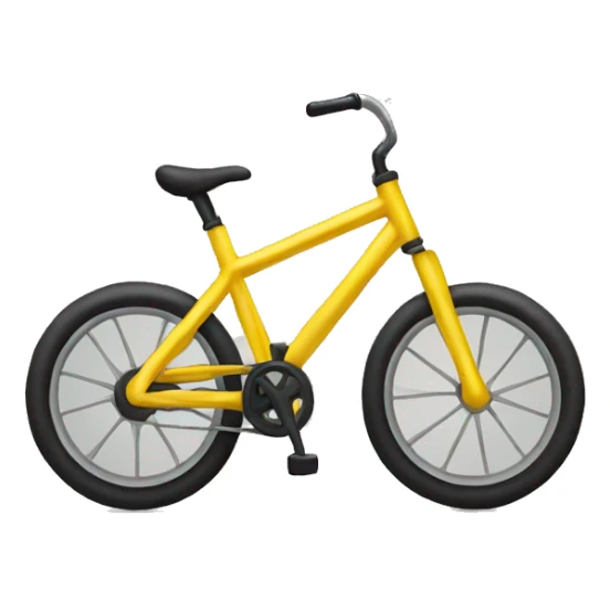 Yellow bike sticker