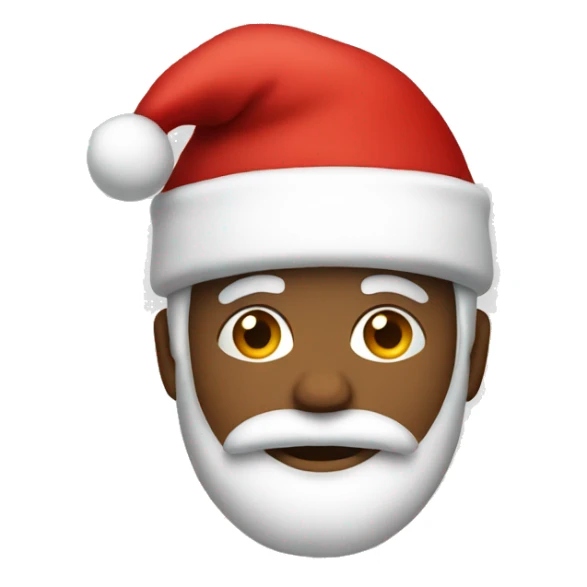 Wearing a Santa hat  sticker