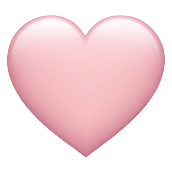Light pink heart sticker