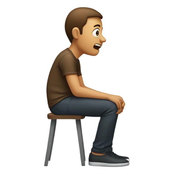 On the edge of my seat  sticker