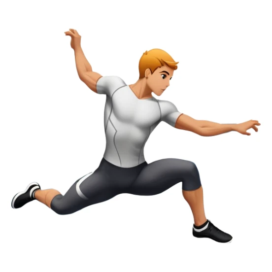 A person leaping between buildings or scaling a wall with agility and precision. The scene captures dynamic motion, showcasing strength, flexibility, and the thrill of urban acrobatics against an urban cityscape backdrop. sticker