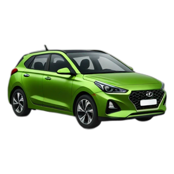 Voiture i20 hyundai couleur vert mangrove sticker