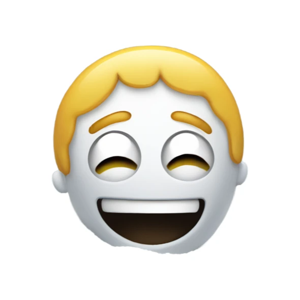 happy emoji with pile of salt sticker