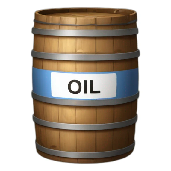 a barrel of oil sticker