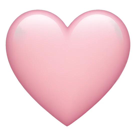 Light pink heart sticker