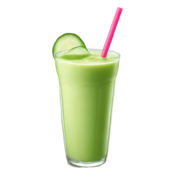 aloe vera smoothie at a beach cafe sticker