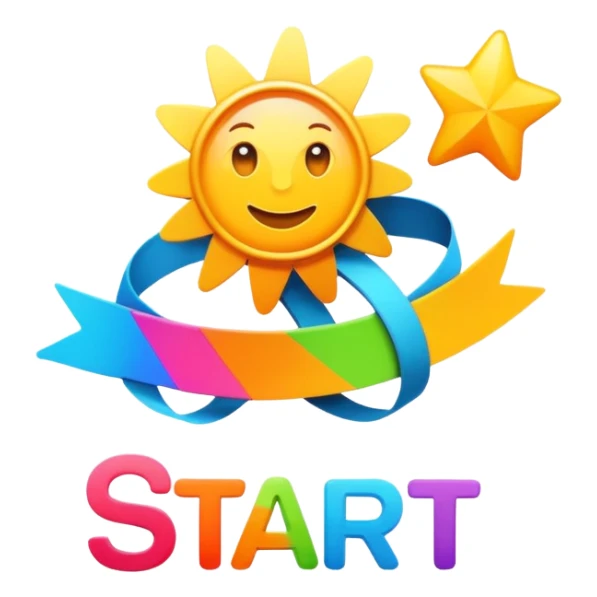 banner at race with start written on it sticker